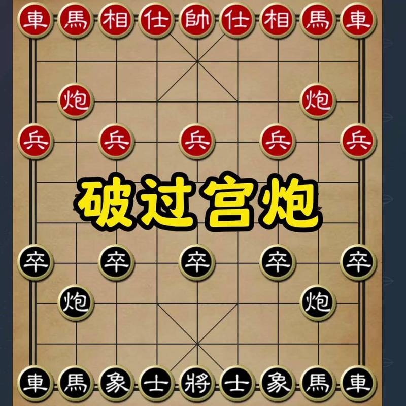 中国象棋布局技巧中炮局(中国象棋中炮怎么走)